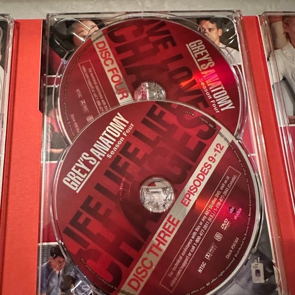 Grey's Anatomy - Season Four 4 Expanded (DVD, 2008, 5-Disc Set) - Picture 5 of 6